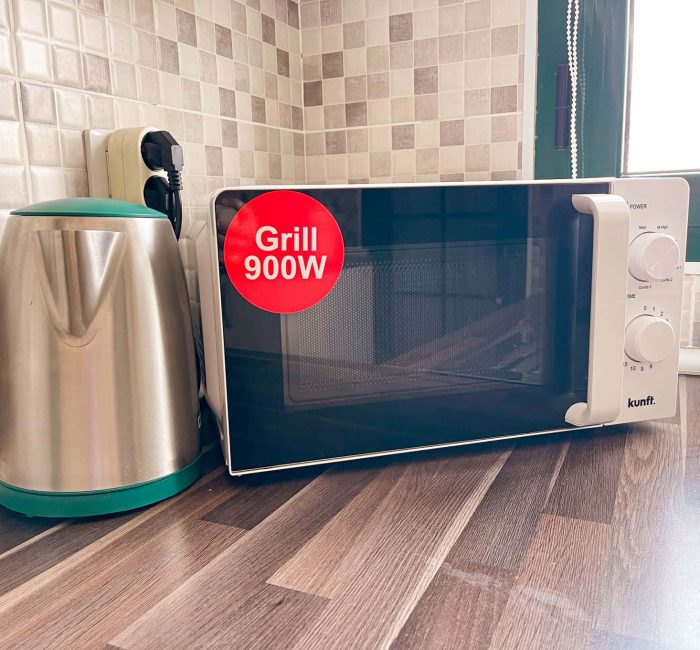 microwave in villa to rent lanzarote